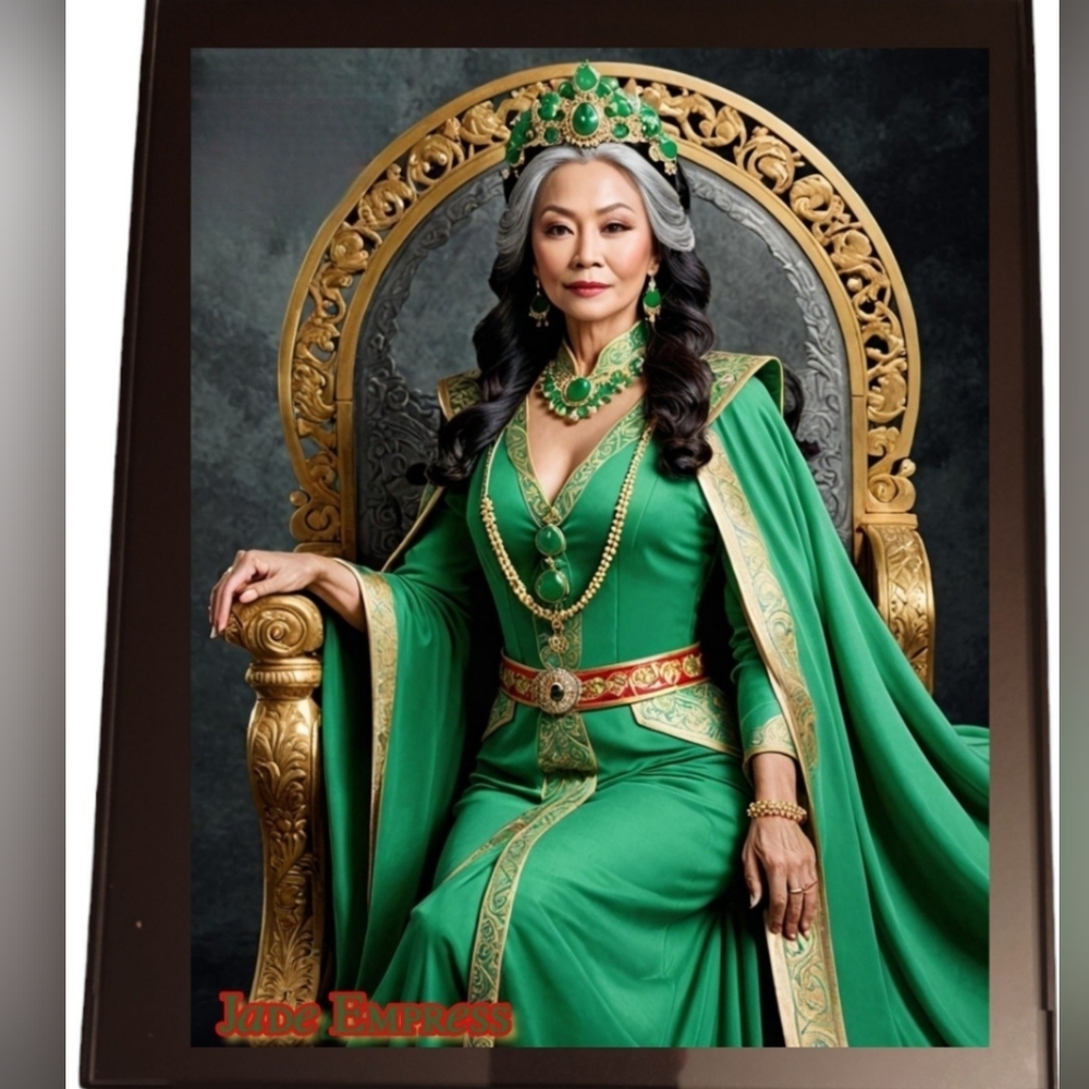 Jade Emperess In A Frame 8x10 Picture AI wall